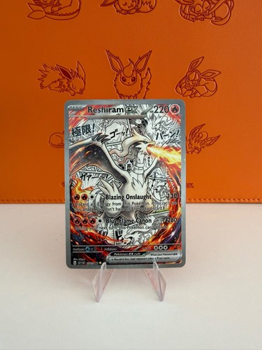 Carta pokemon reshiram ex - 🔥,