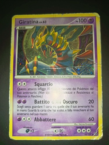 Carta pokemon giratina - pokemon,