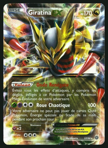 Carta pokemon giratina - carta,